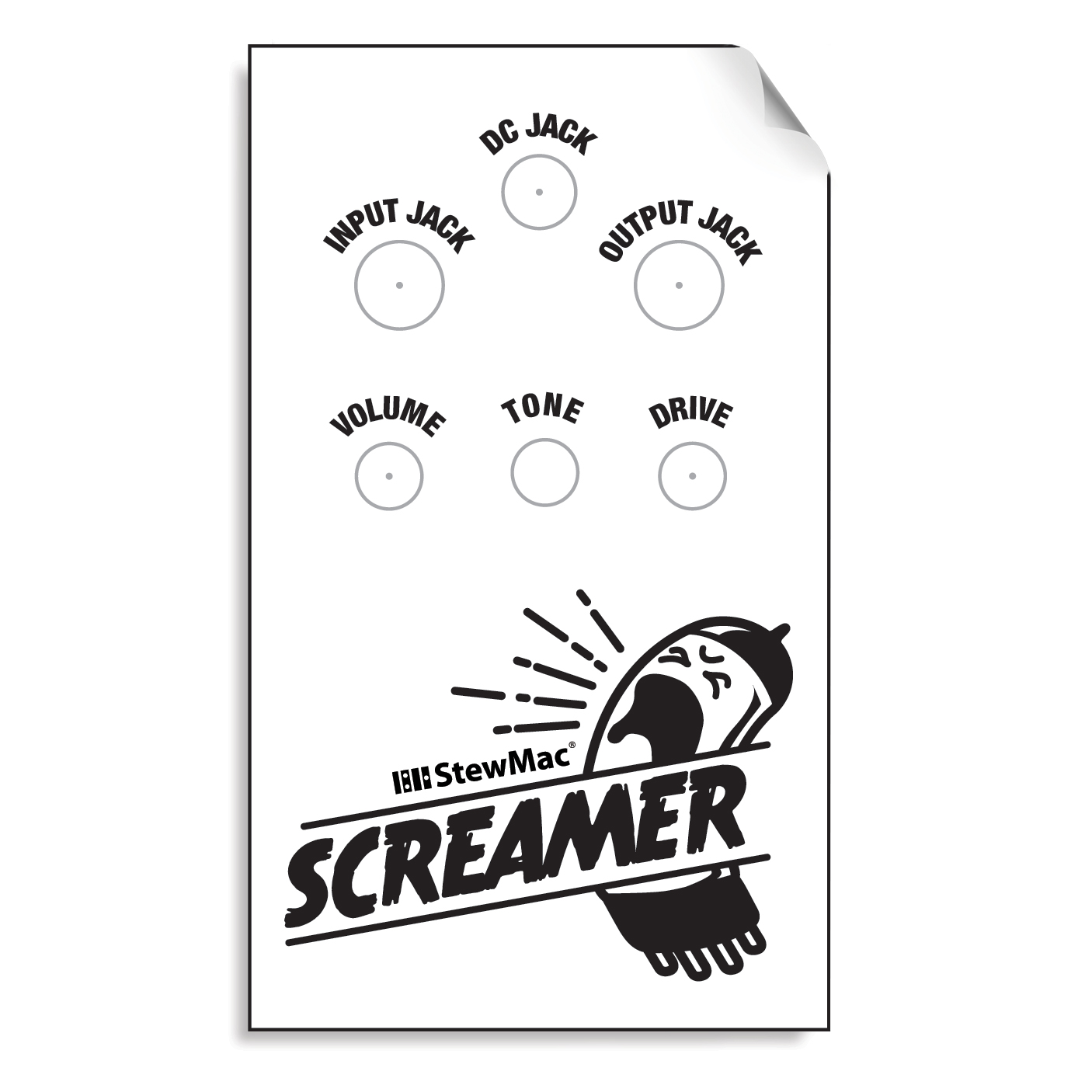 La pédale en kit StewMac Screamer DIY